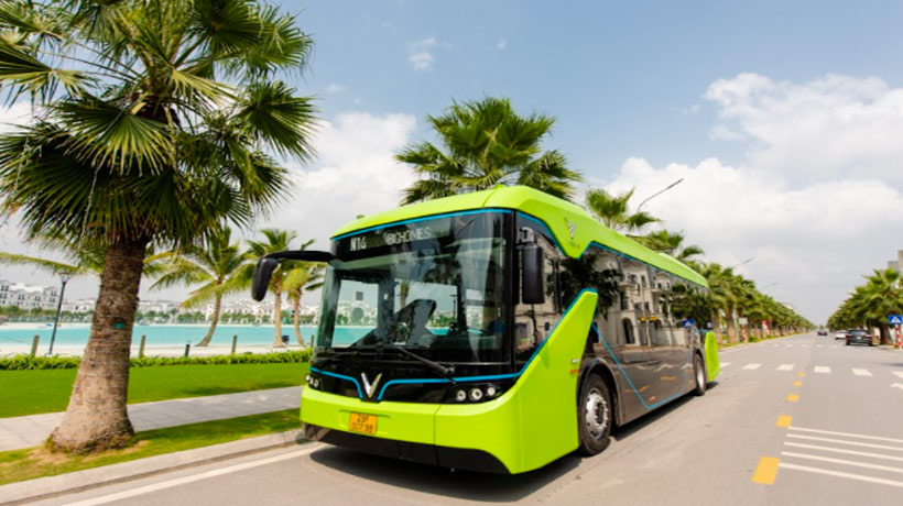 베트남 도시 탄소 배출량을 줄이는 지능형 전기 버스 관리 시스템